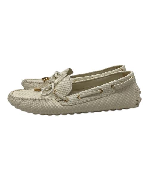 LOUIS VUITTON（ルイ ヴィトン）LOUIS VUITTON (ルイ ヴィトン) グロリアラインローファー ホワイト サイズ:N39の古着・服飾アイテム