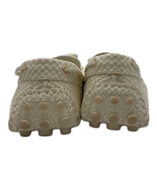 LOUIS VUITTON（ルイ ヴィトン）LOUIS VUITTON (ルイ ヴィトン) グロリアラインローファー ホワイト サイズ:N39の古着・服飾アイテム