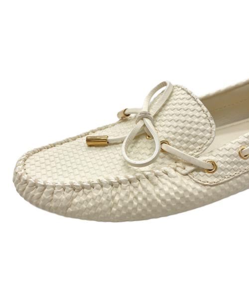 LOUIS VUITTON（ルイ ヴィトン）LOUIS VUITTON (ルイ ヴィトン) グロリアラインローファー ホワイト サイズ:N39の古着・服飾アイテム