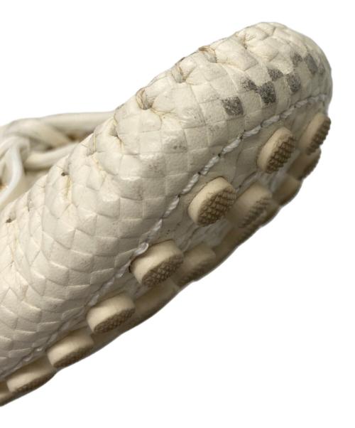 LOUIS VUITTON（ルイ ヴィトン）LOUIS VUITTON (ルイ ヴィトン) グロリアラインローファー ホワイト サイズ:N39の古着・服飾アイテム