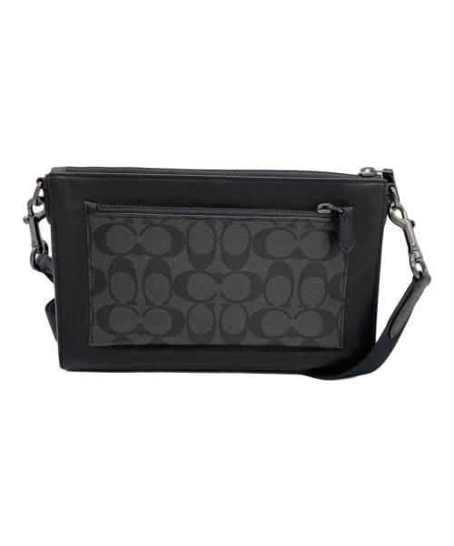 COACH（コーチ）COACH (コーチ) ホールデン クロスボディ シグネチャー キャンバス ブラックの古着・服飾アイテム