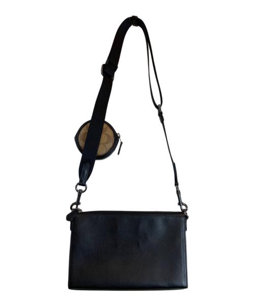COACH（コーチ）COACH (コーチ) ホールデン クロスボディ シグネチャー キャンバス ブラックの古着・服飾アイテム