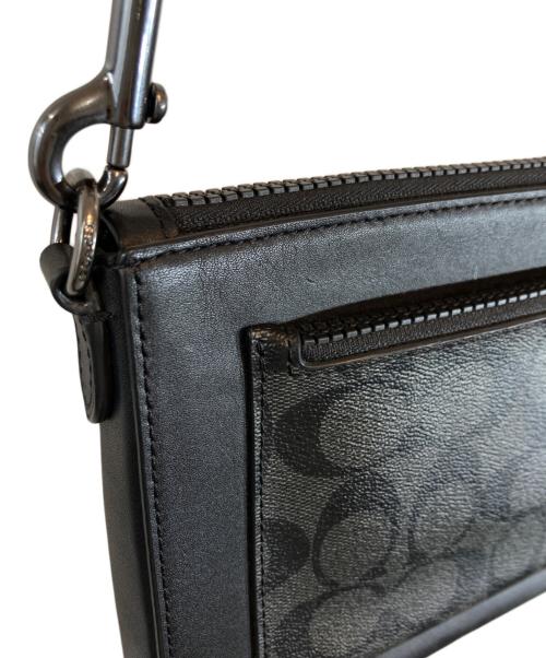 COACH（コーチ）COACH (コーチ) ホールデン クロスボディ シグネチャー キャンバス ブラックの古着・服飾アイテム