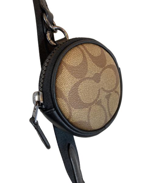 COACH（コーチ）COACH (コーチ) ホールデン クロスボディ シグネチャー キャンバス ブラックの古着・服飾アイテム