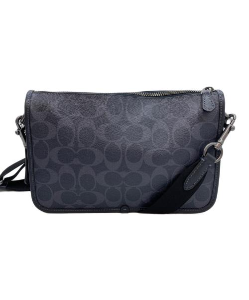 COACH（コーチ）COACH (コーチ) ヘリテージ コンバーチブル クロスボディ ウィズ ハイブリッド カラーブロック シグネチャー キャンバス ネイビーの古着・服飾アイテム