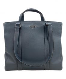 COACH（コーチ）の古着「ハドソン ダブル ハンドル トート」｜ブルー