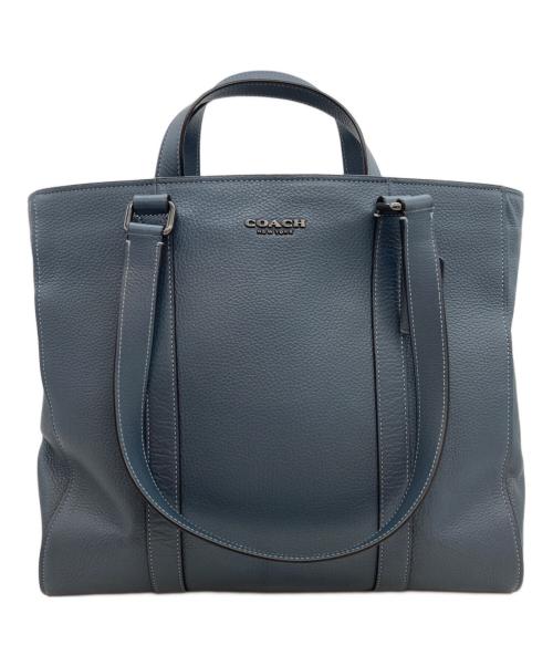 COACH（コーチ）COACH (コーチ) ハドソン ダブル ハンドル トート ブルーの古着・服飾アイテム
