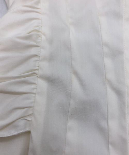 PRADA（プラダ）PRADA (プラダ) バックリボンドレスシャツ ホワイト サイズ:38の古着・服飾アイテム