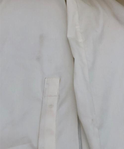 PRADA（プラダ）PRADA (プラダ) バックリボンドレスシャツ ホワイト サイズ:38の古着・服飾アイテム