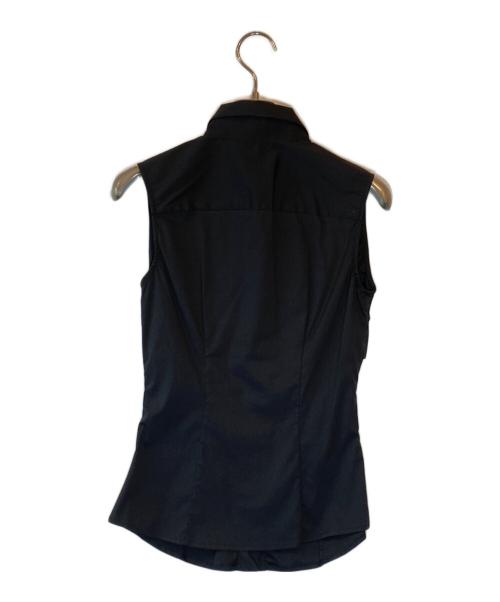 PRADA（プラダ）PRADA (プラダ) ノースリーブシャツ ブラック サイズ:SIZE 38の古着・服飾アイテム