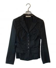 PRADA（プラダ）の古着「マルチボタン タックジャケット」｜ブラック
