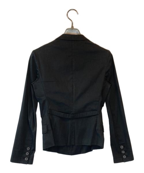 PRADA（プラダ）PRADA (プラダ) マルチボタン タックジャケット ブラック サイズ:SIZE 38の古着・服飾アイテム