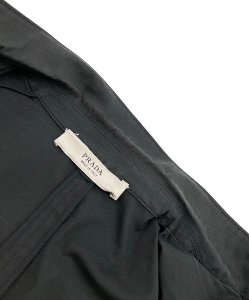 PRADA（プラダ）PRADA (プラダ) マルチボタン タックジャケット ブラック サイズ:SIZE 38の古着・服飾アイテム