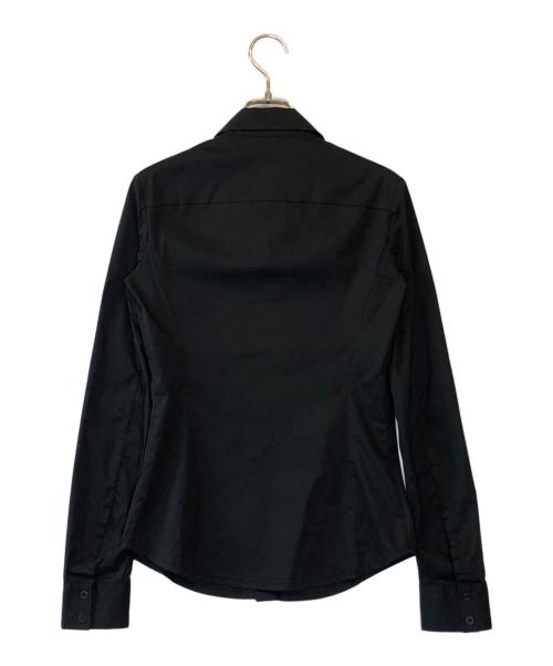 PRADA SPORTS（プラダスポーツ）PRADA SPORTS (プラダスポーツ) 比翼ドレスシャツ ブラック サイズ:38の古着・服飾アイテム