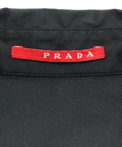 PRADA SPORTS（プラダスポーツ）PRADA SPORTS (プラダスポーツ) 比翼ドレスシャツ ブラック サイズ:38の古着・服飾アイテム