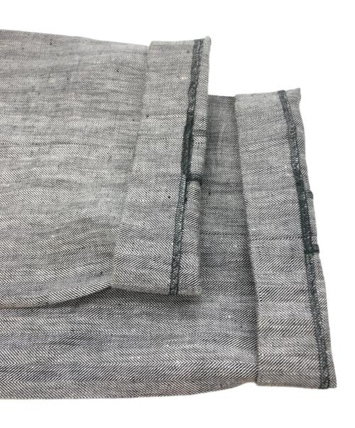 IGARASHI TROUSERS（イガラシ トラウザーズ）IGARASHI TROUSERS (イガラシ トラウザーズ) 2タックリネントラウザー グレー サイズ:下記参照の古着・服飾アイテム