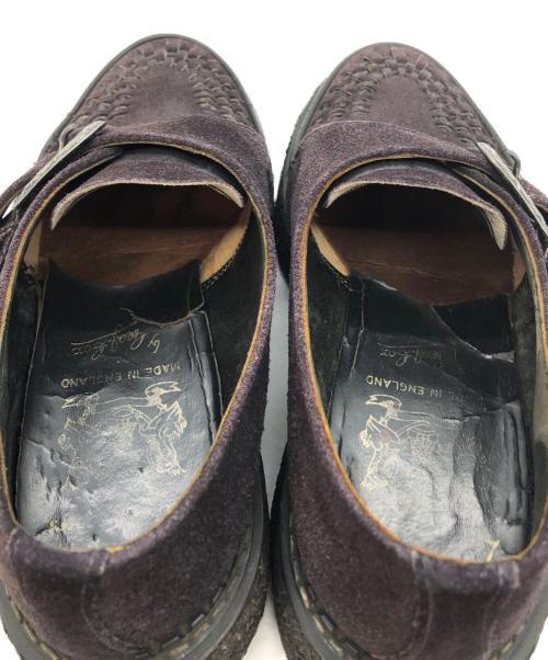 GEORGE COX（ジョージコックス）GEORGE COX (ジョージコックス) ウエスタンバックル ラバーソールシューズ ブラウン サイズ:6の古着・服飾アイテム