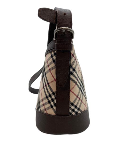 BURBERRY（バーバリー）BURBERRY (バーバリー) ノヴァチェックハンドバッグ ブラウンの古着・服飾アイテム