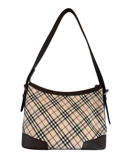 BURBERRY（バーバリー）BURBERRY (バーバリー) ノヴァチェックハンドバッグ ブラウンの古着・服飾アイテム