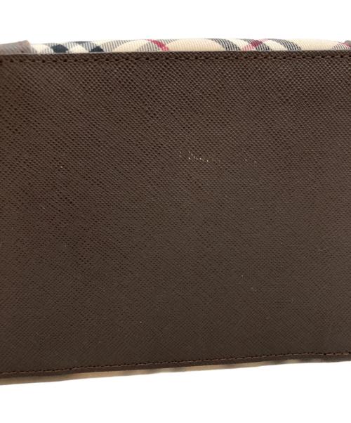 BURBERRY（バーバリー）BURBERRY (バーバリー) ノヴァチェックハンドバッグ ブラウンの古着・服飾アイテム
