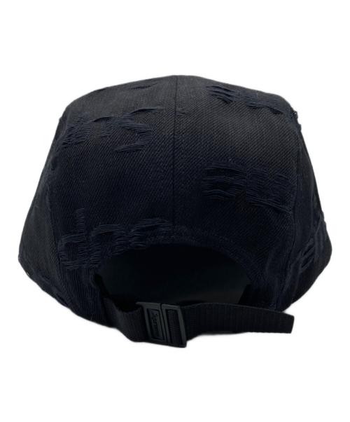 SUPREME（シュプリーム）SUPREME (シュプリーム) LOGOS DENIM CAMP CAP ブラックの古着・服飾アイテム