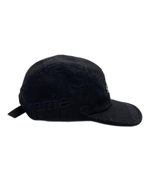 SUPREME（シュプリーム）SUPREME (シュプリーム) LOGOS DENIM CAMP CAP ブラックの古着・服飾アイテム