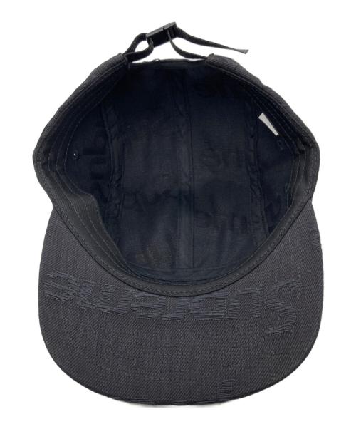 SUPREME（シュプリーム）SUPREME (シュプリーム) LOGOS DENIM CAMP CAP ブラックの古着・服飾アイテム