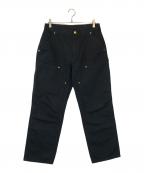 CarHarttカーハート）の古着「ダブルニーペインターパンツ」｜ブラック
