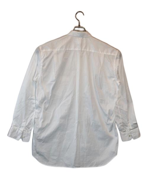 COMME des GARCONS SHIRT（コムデギャルソンシャツ）COMME des GARCONS SHIRT (コムデギャルソンシャツ) Cotton Poplin Shirt〈FOREVER NARROW CLASSIC〉 ホワイト サイズ:SIZE Lの古着・服飾アイテム