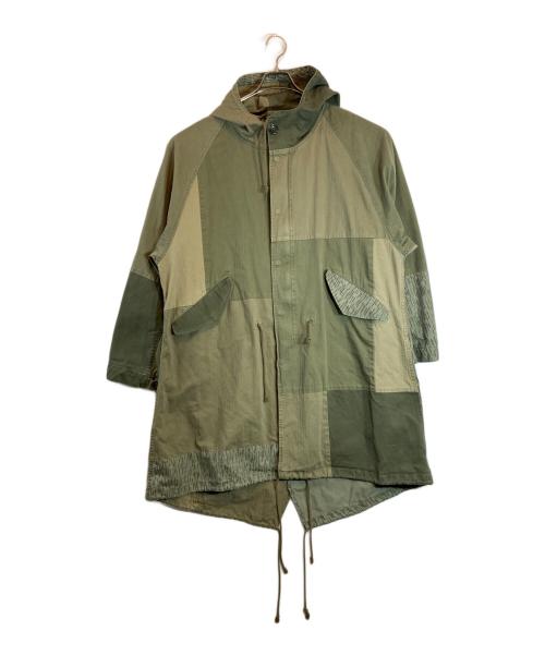 H.UNIT（エイチユニット）H.UNIT (エイチユニット) モッズコート カーキ サイズ:2の古着・服飾アイテム