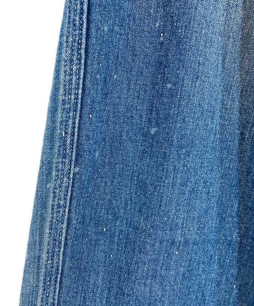 H.UNIT（エイチユニット）H.UNIT (エイチユニット) DENIM SIDE OPEN PAINTER PANT ブルーの古着・服飾アイテム
