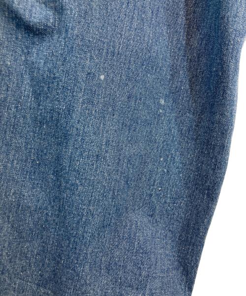 H.UNIT（エイチユニット）H.UNIT (エイチユニット) DENIM SIDE OPEN PAINTER PANT ブルーの古着・服飾アイテム