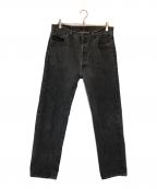 LEVI'Sリーバイス）の古着「501先染めブラックデニムパンツ」｜ブラック