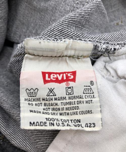 LEVI'S（リーバイス）LEVI'S (リーバイス) 501先染めブラックデニムパンツ ブラック サイズ:36/32の古着・服飾アイテム