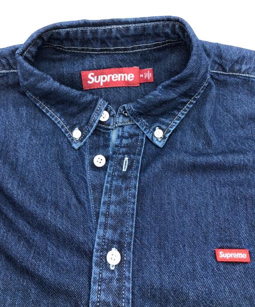 SUPREME（シュプリーム）Supreme (シュプリーム) Small Box Shirt rInsed Denim インディゴ サイズ:Mの古着・服飾アイテム
