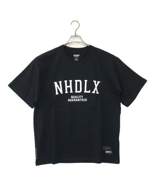 NEIGHBORHOOD（ネイバーフッド）NEIGHBORHOOD (ネイバーフッド) Deluxe (デラックス) プリントTシャツ ブラック サイズ:Lの古着・服飾アイテム
