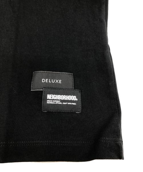 NEIGHBORHOOD（ネイバーフッド）NEIGHBORHOOD (ネイバーフッド) Deluxe (デラックス) プリントTシャツ ブラック サイズ:Lの古着・服飾アイテム