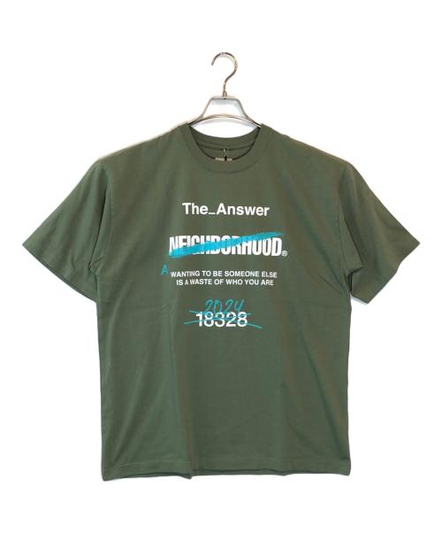 NEIGHBORHOOD（ネイバーフッド）NEIGHBORHOOD (ネイバーフッド) プリントカットソー オリーブ サイズ:SIZE Lの古着・服飾アイテム