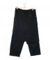 GROUND Y (グラウンドワイ) ラップサルエルイージーパンツ ブラック サイズ:下記参照：15000円