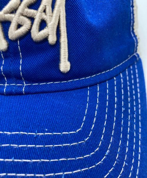 stussy（ステューシー）stussy (ステューシー) New Era (ニューエラ) BASIC TRUCKER ブルーの古着・服飾アイテム