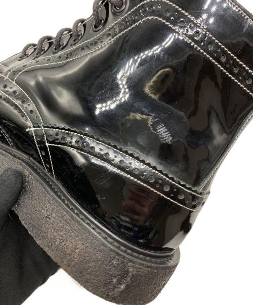 Tricker's（トリッカーズ）Tricker's (トリッカーズ) VANQUISH (ヴァンキッシュ) ウィングチップエナメルブーツ ブラック サイズ:US9.5の古着・服飾アイテム