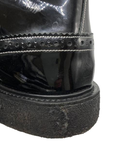 Tricker's（トリッカーズ）Tricker's (トリッカーズ) VANQUISH (ヴァンキッシュ) ウィングチップエナメルブーツ ブラック サイズ:US9.5の古着・服飾アイテム