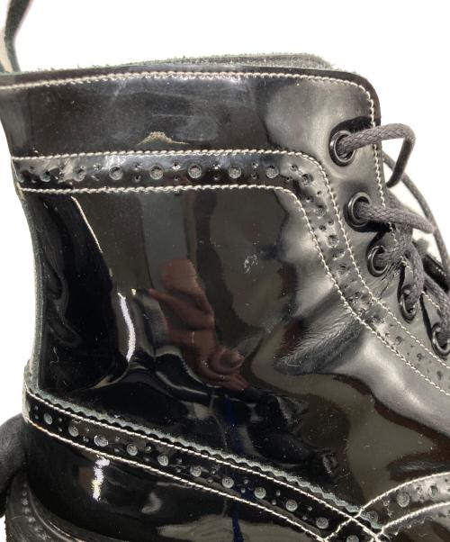 Tricker's（トリッカーズ）Tricker's (トリッカーズ) VANQUISH (ヴァンキッシュ) ウィングチップエナメルブーツ ブラック サイズ:US9.5の古着・服飾アイテム