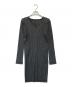PLEATS PLEASE（プリーツプリーズ）の古着「プリーツワンピース」｜グレー