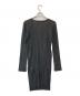 PLEATS PLEASE (プリーツプリーズ) プリーツワンピース グレー サイズ:4：25000円