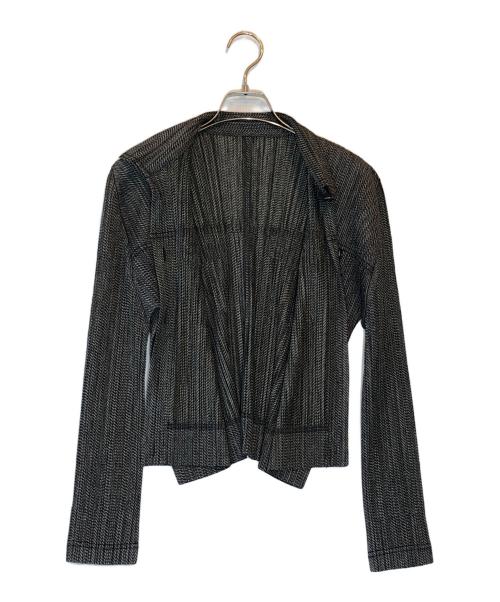 PLEATS PLEASE（プリーツプリーズ）PLEATS PLEASE (プリーツプリーズ) シャツジャケット グレー サイズ:3の古着・服飾アイテム