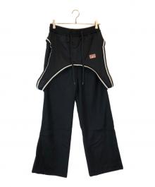 NAMESAKE（ネイムセイク）の古着「MERION JEARSEY WIDE TROUSER」｜ブラック