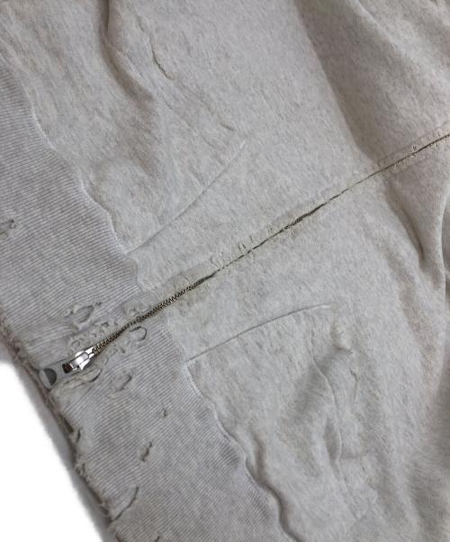 ANCELLM（アンセルム）ANCELLM (アンセルム) 24aw CRASH ZIP HOODIE グレー サイズ:Mの古着・服飾アイテム