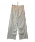 ANCELLM (アンセルム) Drape Wide Easy Cut Slacks アイボリー サイズ:S：20000円