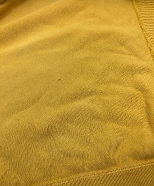 ANCELLM（アンセルム）ANCELLM (アンセルム) DYED DAMAGE SWEAT SHIRT イエロー サイズ:Mの古着・服飾アイテム